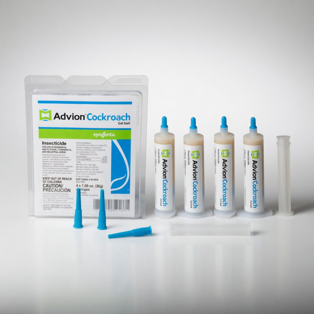 Advion® Cockroach Gel Bait – Professional Roach Killer with Applicator Kit (Indoor & Outdoor)